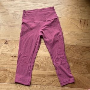 Pink Cropped aligns lululemon
